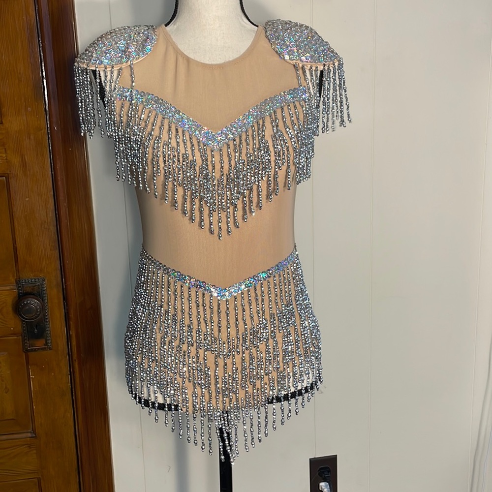 Jazz Dance Costume. Beaded. Medium Adult.